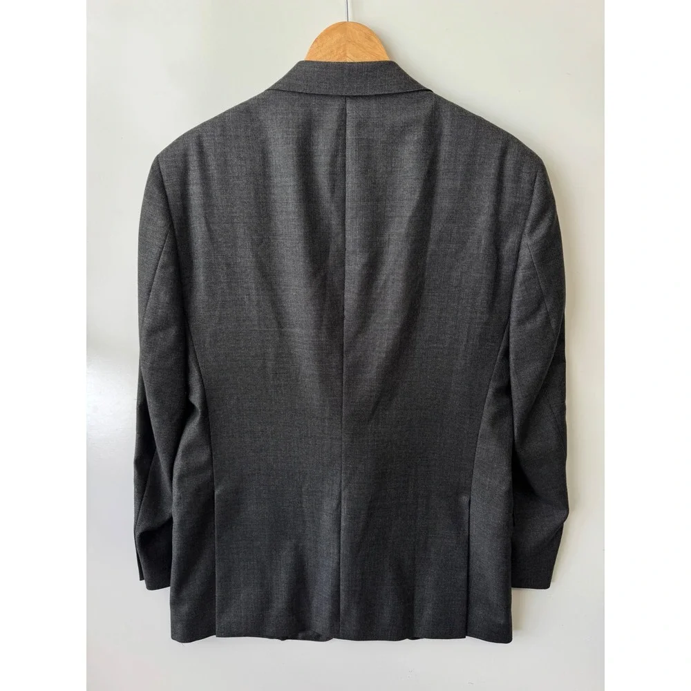 Loro Piana Daniel Cremieux Gray Wool Blazer Sport Coat‎ Size 42R